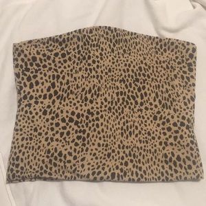 Rare Brandy Melville Cheetah Print Tube Top